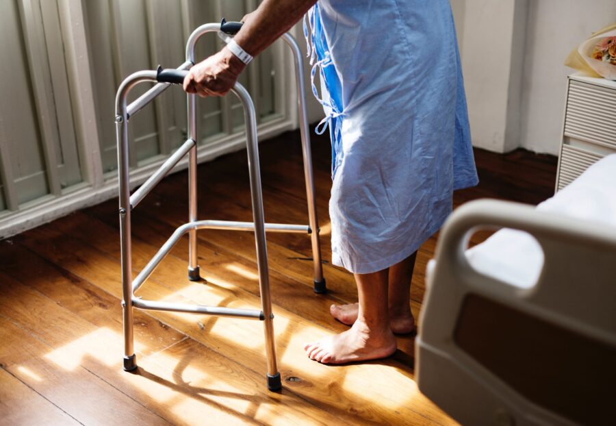 Learning to properly use a walker so they can teach the patient is an essential skill for many caregiver.