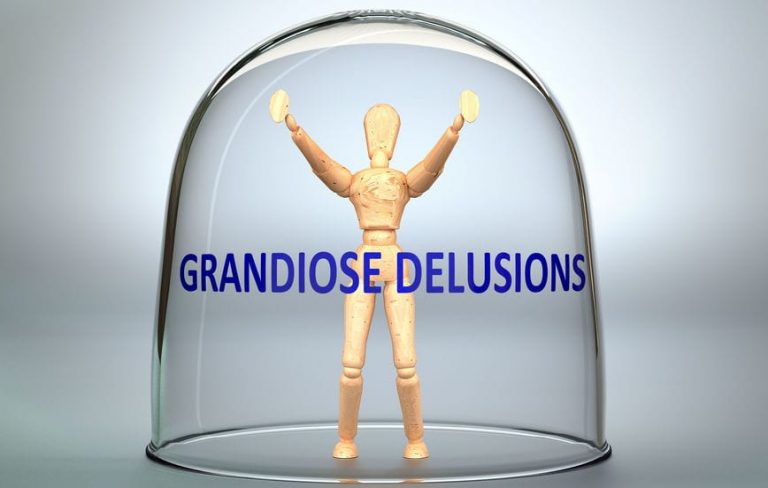 Grandiose delusions can separate a person from reality locking them into a world of their own making.