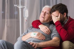 Hospice provides support and guidance to family members when someone in the family is dying. However, the caregiver continues to be responsible for providing total care for their family member during the grieving process.